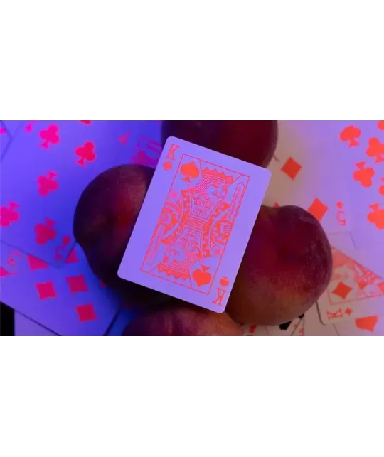 Fluorescent Peach Edition – Cărți de joc premium | Emagie.ro