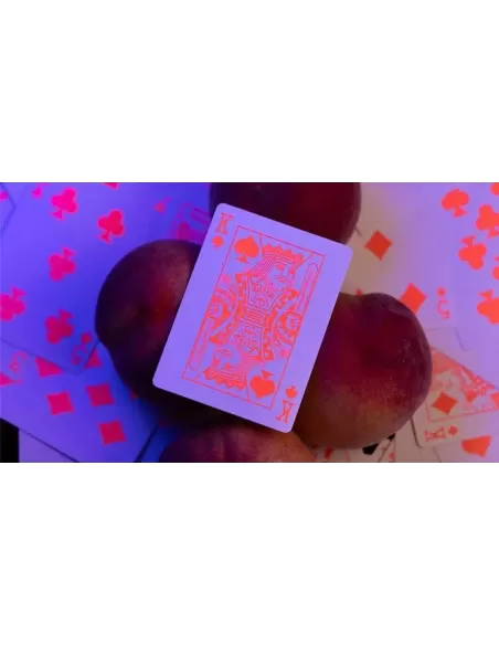 Fluorescent Peach Edition – Cărți de joc premium | Emagie.ro