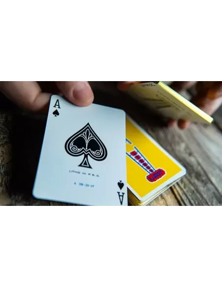 Gilded Vintage Feel Jerrys Nuggets Yellow – Cărți de joc premium | Emagie.ro