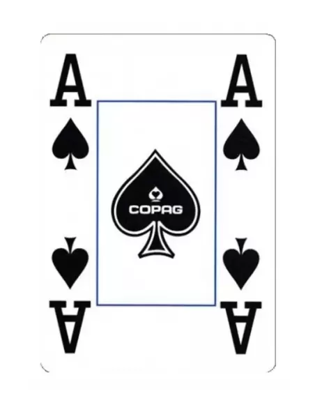 COPAG Poker Plastic Jumbo Albastru – Cărți de joc durabile | Emagie.ro