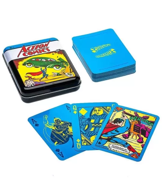 Action Comic No. 1 - Warner Comic Playing Cards – Cărți de joc premium | Emagie.ro