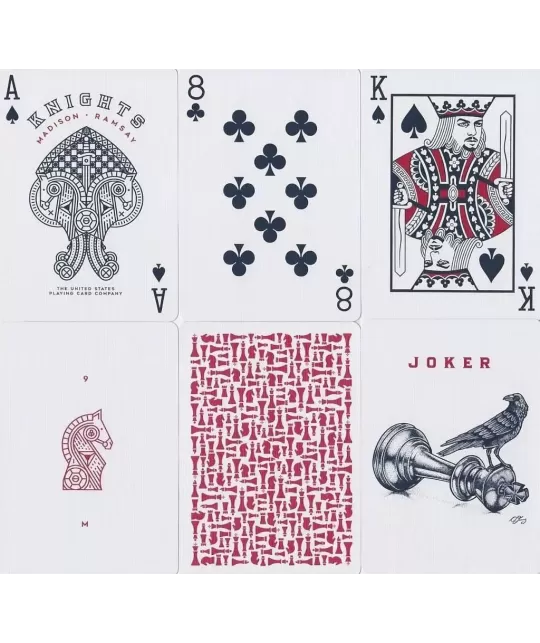 Red Knights – Cărți de joc premium | Emagie.ro