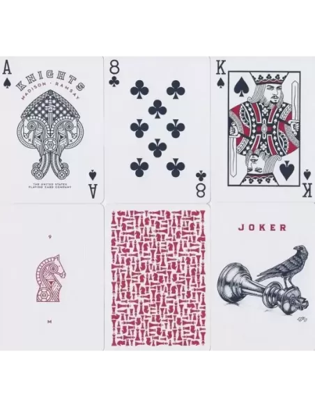 Red Knights – Cărți de joc premium | Emagie.ro