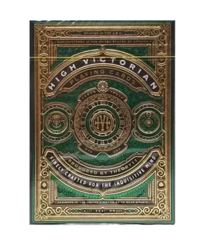 High Victorian Green – Cărți de joc premium | Emagie.ro