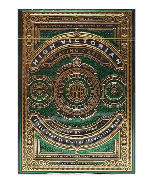 High Victorian Green – Cărți de joc premium | Emagie.ro