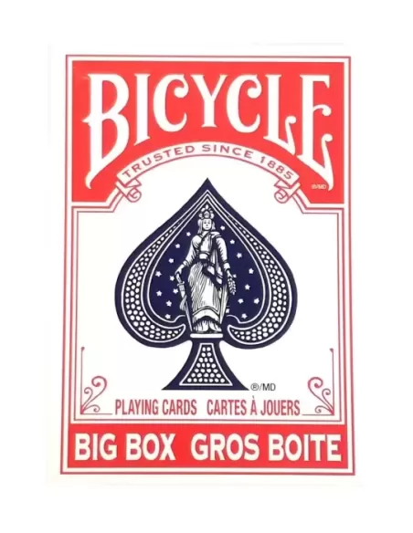 Bicycle Big Box Rosu – Cărți de joc premium | Emagie.ro