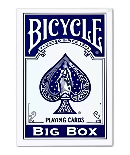 Bicycle Big Box Albastru – Cărți de joc standard | Emagie.ro
