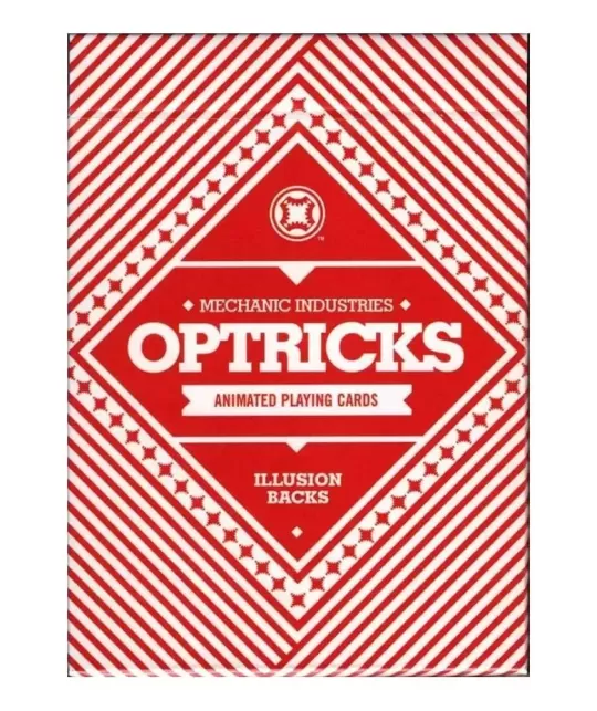 Mechanic Optricks Red – Cărți de joc premium | Emagie.ro