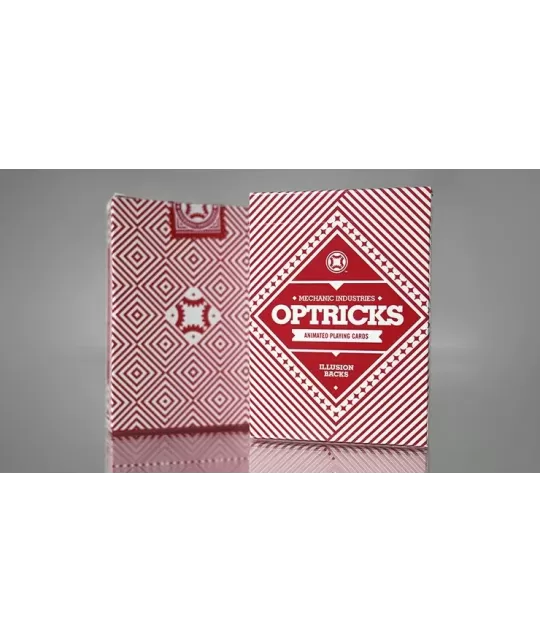 Mechanic Optricks Red – Cărți de joc premium | Emagie.ro