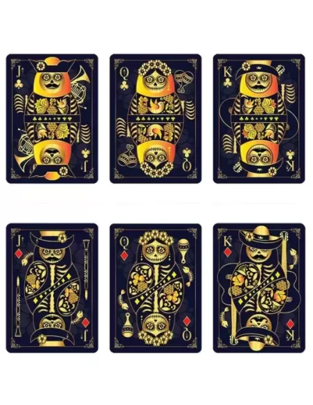 Calaveras de Azucar Blue Edition – Premium Playing Cards | Emagie.ro