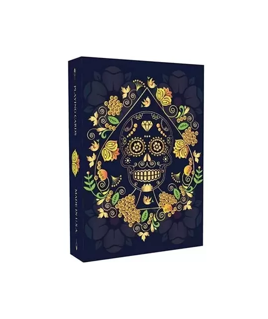 Calaveras de Azucar Blue Edition – Premium Playing Cards | Emagie.ro