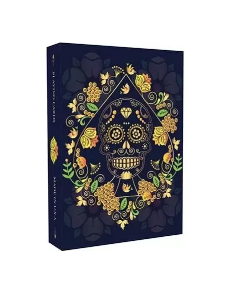 Calaveras de Azucar Blue Edition – Premium Playing Cards | Emagie.ro