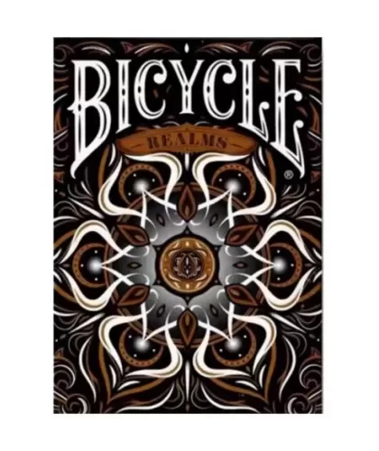Bicycle Realms Black – Premium Playing Cards | Emagie.ro