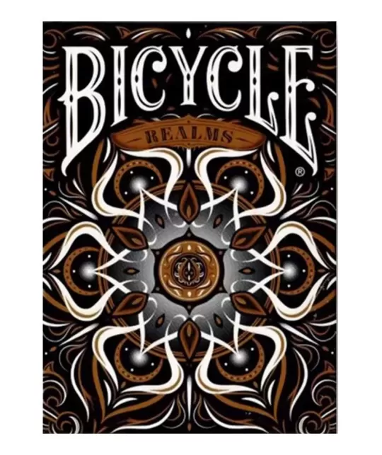 Bicycle Realms Black – Cărți de joc premium | Emagie.ro
