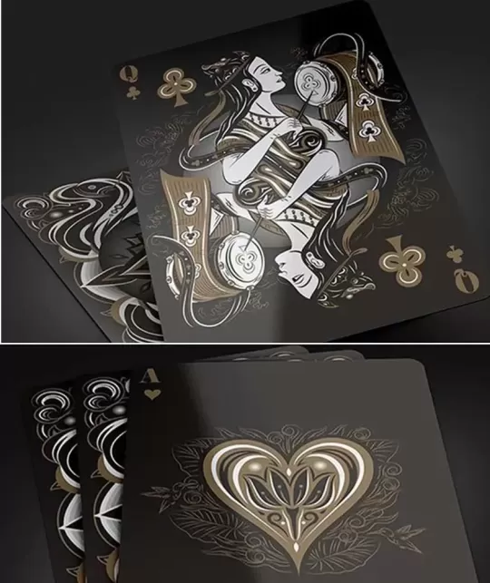 Bicycle Realms Black – Cărți de joc premium | Emagie.ro