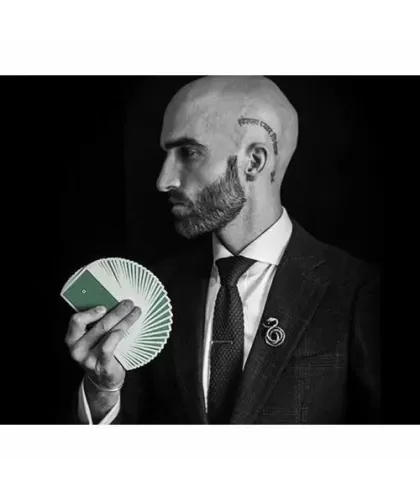 DMC ELITES Marked Deck Forest Green Phantom – Premium Playing Cards | Emagie.ro 2