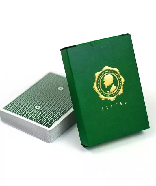 DMC ELITES Marked Deck Forest Green Phantom – Cărți de joc premium | Emagie.ro