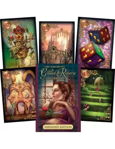 Tarot Gilded Reverie Lenormand Expanded – Set tarot elegant | Emagie.ro