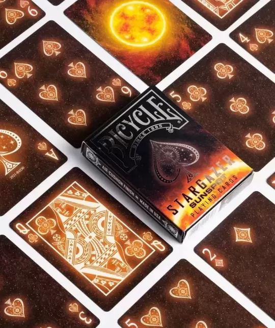 Bicycle Stargazer Sunspot – Cărți de joc premium | Emagie.ro