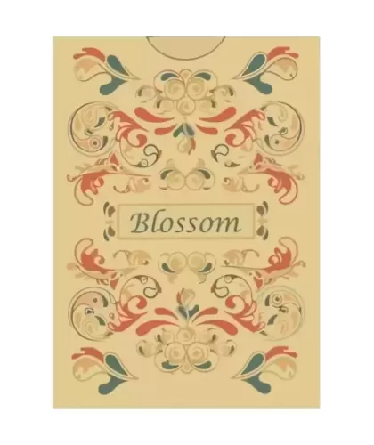 Blossom Fall Platinum Metallic Ink – Cărți de joc premium | Emagie.ro