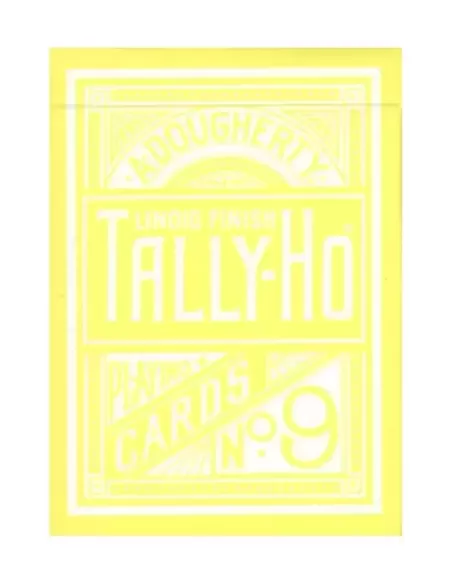 Tally Ho Reverse Circle Yellow – Premium Playing Cards | Emagie.ro