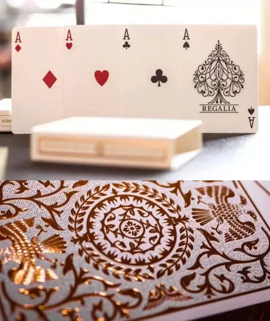 Regalia White by Shin Lim – Cărți de joc premium | Emagie.ro