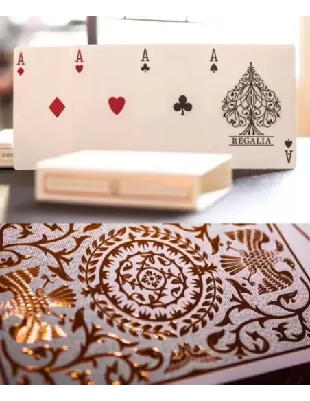 Regalia White by Shin Lim – Cărți de joc premium | Emagie.ro