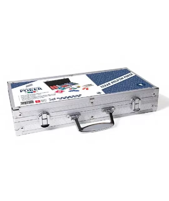 Set de Poker Set Cartamundi 300 jetoane, valiza aluminiu – Cărți de joc premium | Emagie.ro