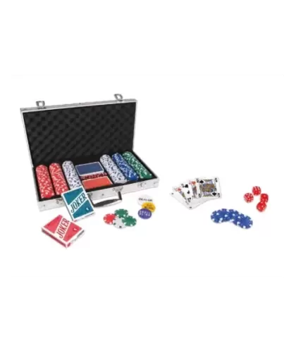Set de Poker Set Cartamundi 300 jetoane, valiza aluminiu – Cărți de joc premium | Emagie.ro 2