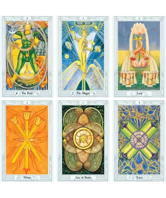 Aleister Crowley Thoth Tarot – Set tarot artistic | Emagie.ro