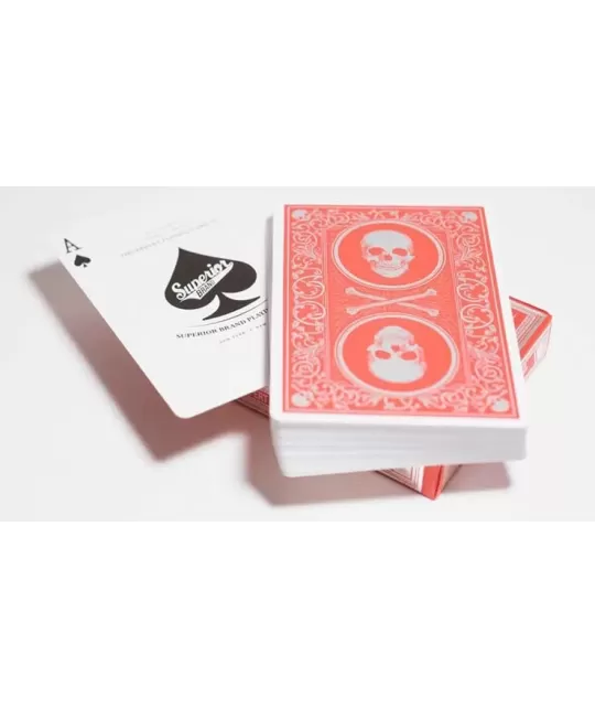 Superior Skull and Bones V2 – Cărți de joc premium | Emagie.ro
