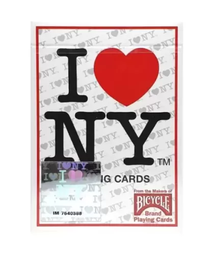 Bicycle I Love NY – Cărți de joc premium | Emagie.ro