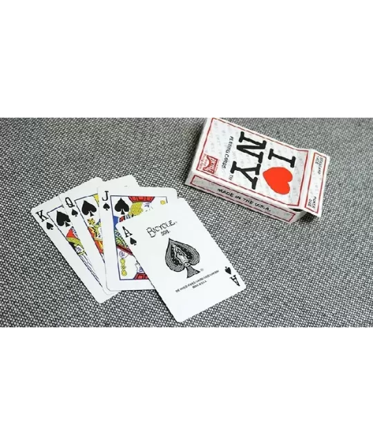 Bicycle I Love NY – Cărți de joc premium | Emagie.ro