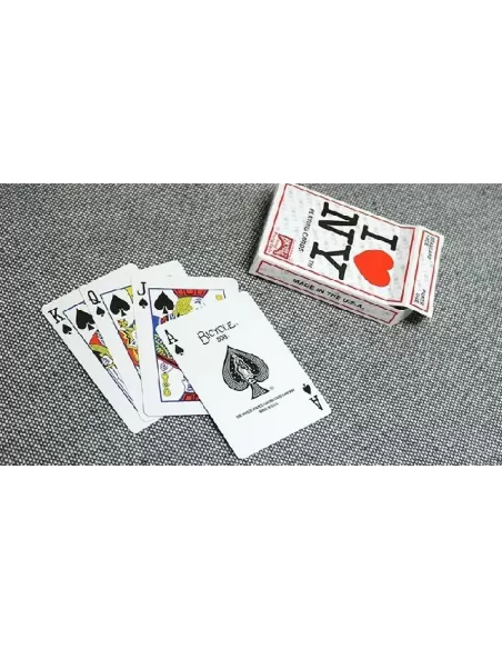 Bicycle I Love NY – Cărți de joc premium | Emagie.ro