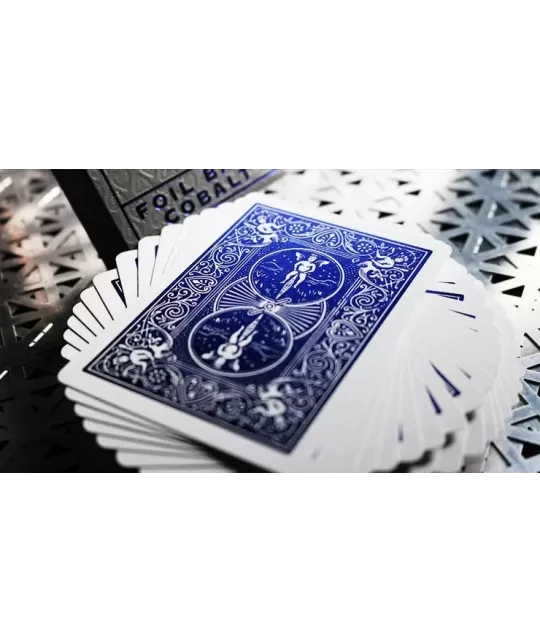 Bicycle Metalluxe Cobalt – Cărți de joc premium | Emagie.ro