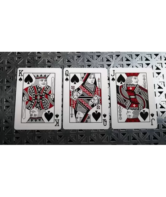 Bicycle Metalluxe Crimson – Cărți de joc premium | Emagie.ro