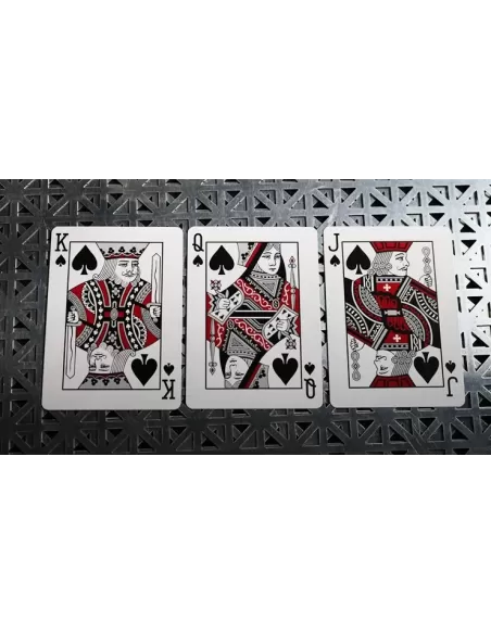 Bicycle Metalluxe Crimson – Cărți de joc premium | Emagie.ro