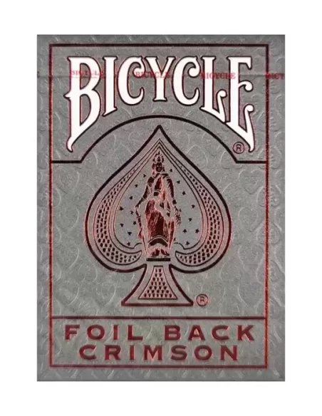 Bicycle Metalluxe Crimson – Cărți de joc premium | Emagie.ro