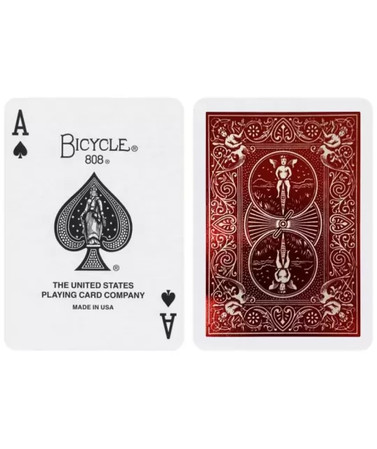 Bicycle Metalluxe Crimson – Cărți de joc premium | Emagie.ro