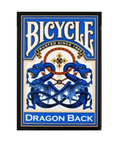 Bicycle Dragon Back Blue – Cărți de joc premium | Emagie.ro