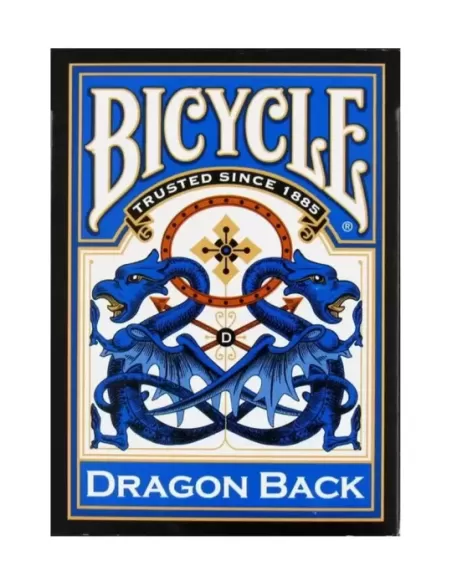 Bicycle Dragon Back Blue – Cărți de joc premium | Emagie.ro