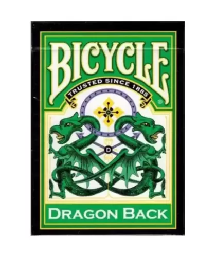Bicycle Dragon Green – Cărți de joc premium | Emagie.ro