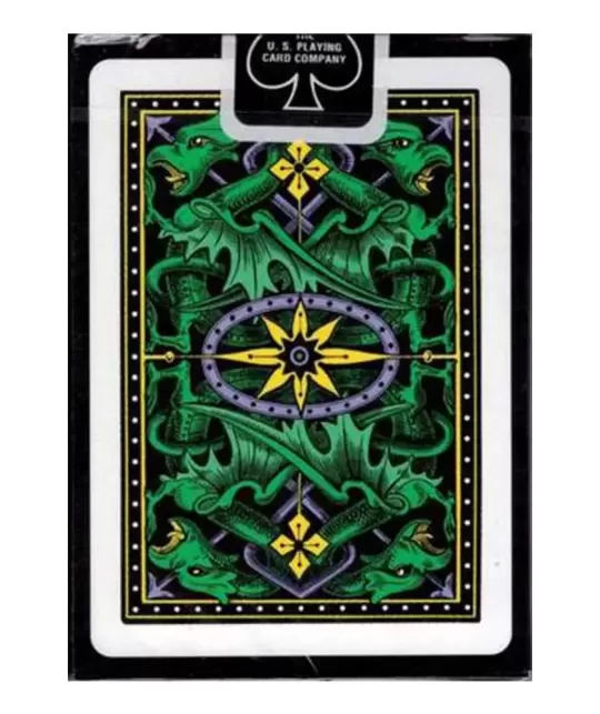 Bicycle Dragon Green – Cărți de joc premium | Emagie.ro