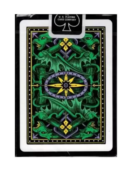 Bicycle Dragon Green – Cărți de joc premium | Emagie.ro