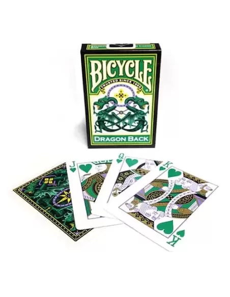Bicycle Dragon Green – Cărți de joc premium | Emagie.ro