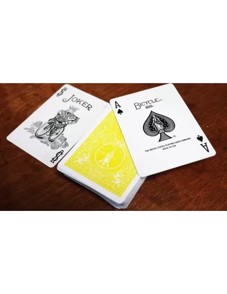 Bicycle Yellow – Premium playing cards | Emagie.ro