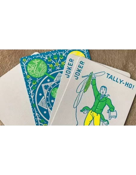 Tally Ho Fan Back Summer – Cărți de joc premium | Emagie.ro