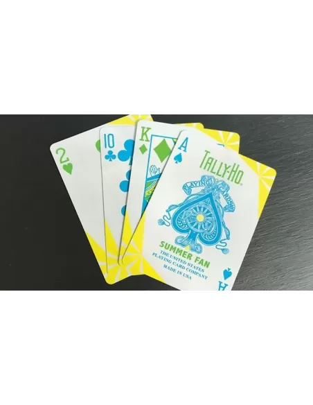 Tally Ho Fan Back Summer – Cărți de joc premium | Emagie.ro
