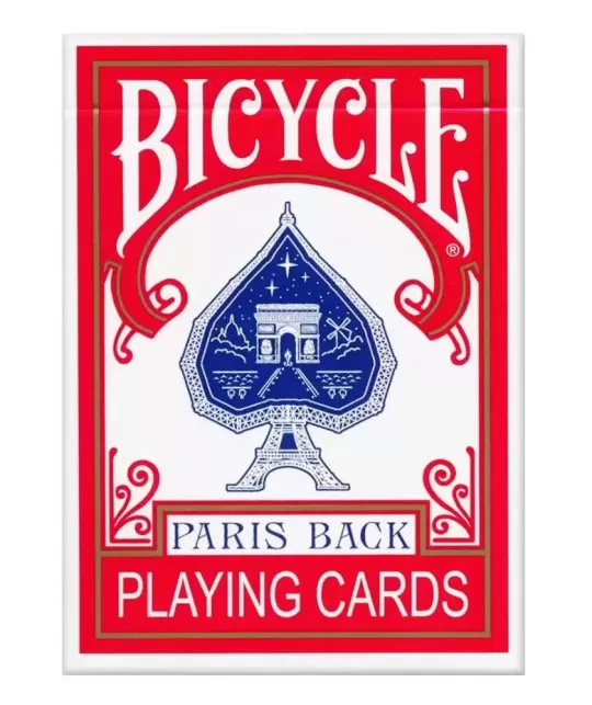 Bicycle Paris Back Limited Edition Red – Cărți de joc premium | Emagie.ro