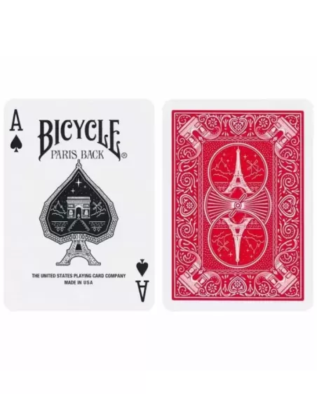 Bicycle Paris Back Limited Edition Red – Cărți de joc premium | Emagie.ro